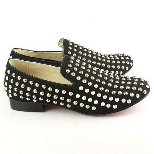 Christian Louboutin Rollerboy Spikes Mens Shoes Black 