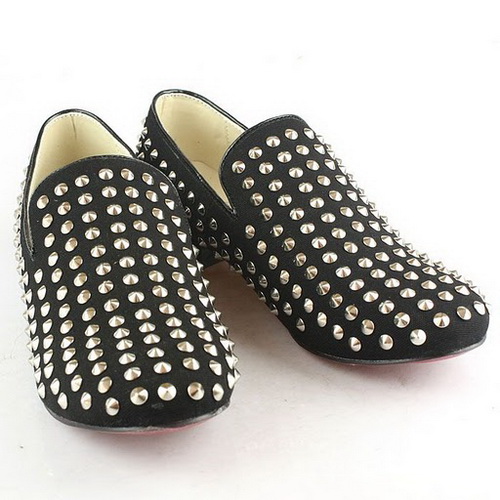 Christian Louboutin Rollerboy Spikes Mens Shoes Black 