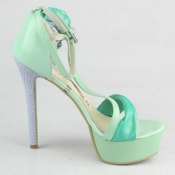 Gianmarco Lorenzi Open toe Platform Sandal Two-tone