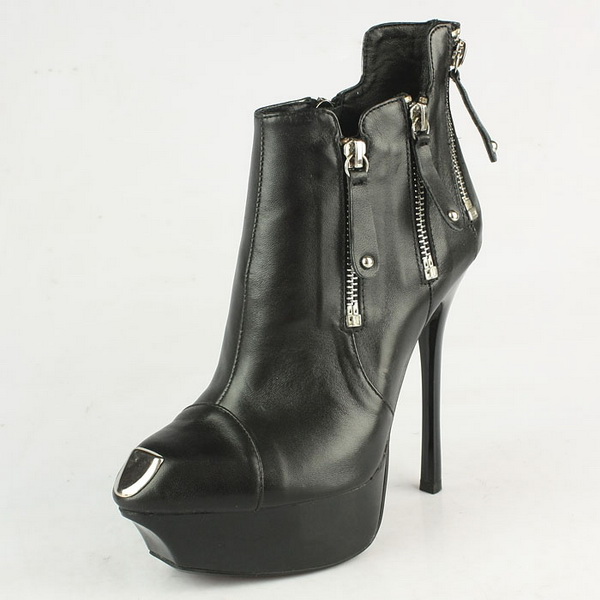 Gianmarco Lorenzi Ankle Boots Sheepskin Black