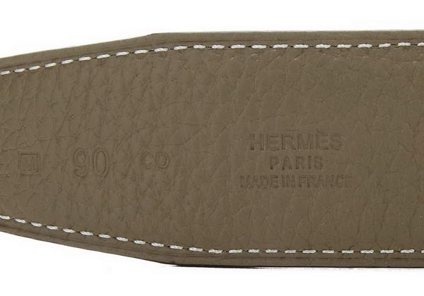Hermes Belts Original Leather Diamond Everose Khaki