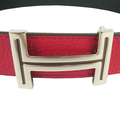 Hermes Belts Red And Black 451-36