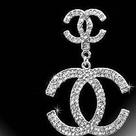 Chanel CC Logo Earrings E122