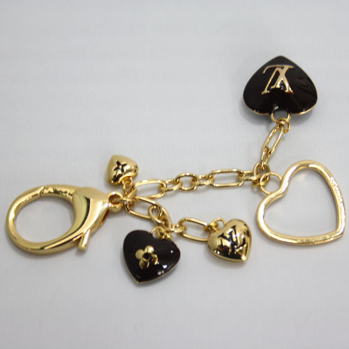 Louis Vuitton Decoration Keyring 037 Black