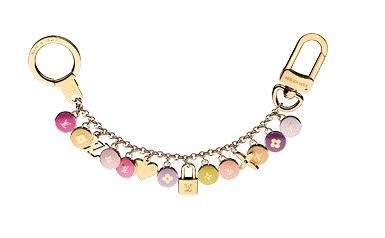 Louis Vuitton handbag pastilles chains key ring M65645