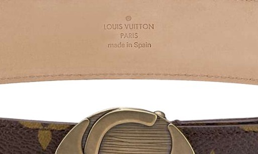 Louis Vuitton 1904 Monogram Belt M9671T