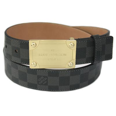 Louis Vuitton Belts 6978 Damier Black