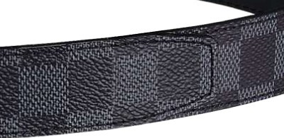 Louis Vuitton Cut Long Reversible Damier Graphite Belts M9638Q