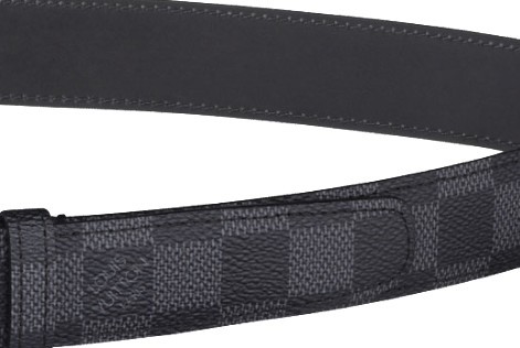 Louis Vuitton Graphite Ellipse Belt M6821S