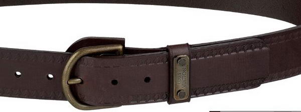 Louis Vuitton Heritage Natural cowhide Leather Belt M9666S