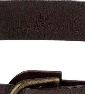 Louis Vuitton Heritage Natural cowhide Leather Belt M9666S