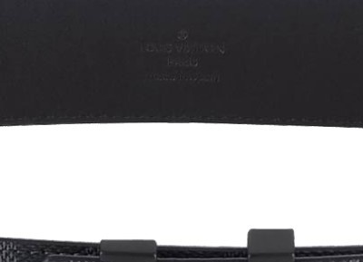 Louis Vuitton Initiales Damier Graphite Belt M9808S
