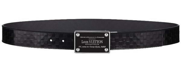 Louis Vuitton Initiales Damier Leather Belt M6820S