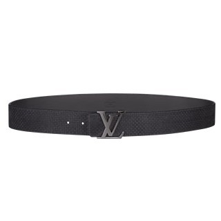 Louis Vuitton Initiales suede leather Belts M6875T