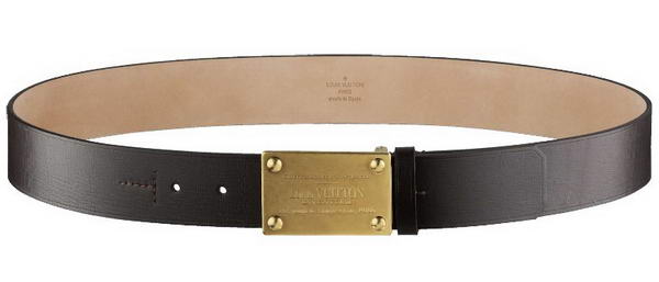 Louis Vuitton Inventeur Utah leather Belt M6811Q