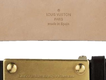 Louis Vuitton Inventeur Utah leather Belt M6811Q