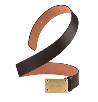 Louis Vuitton Inventeur Utah leather Belt M6811Q