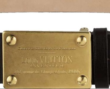 Louis Vuitton Inventeur Utah leather Belt M6811Q