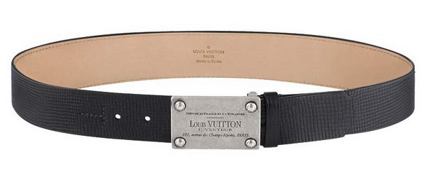 Louis Vuitton Inventeur Utah leather Belt M9813Q