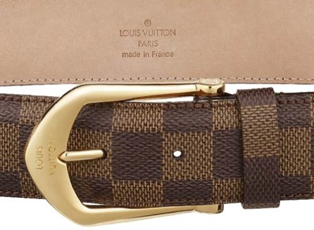 Louis Vuitton Riveted Damier Belt M6835S