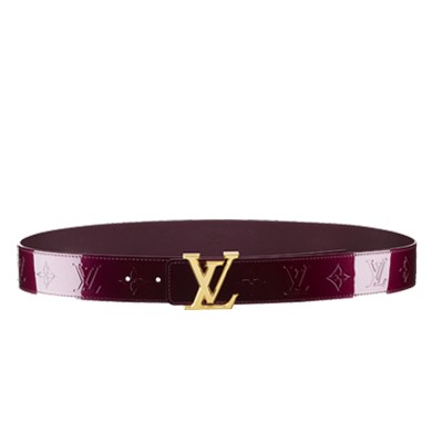 Louis Vuitton Facettes Monogram Vernis Belt M9875U