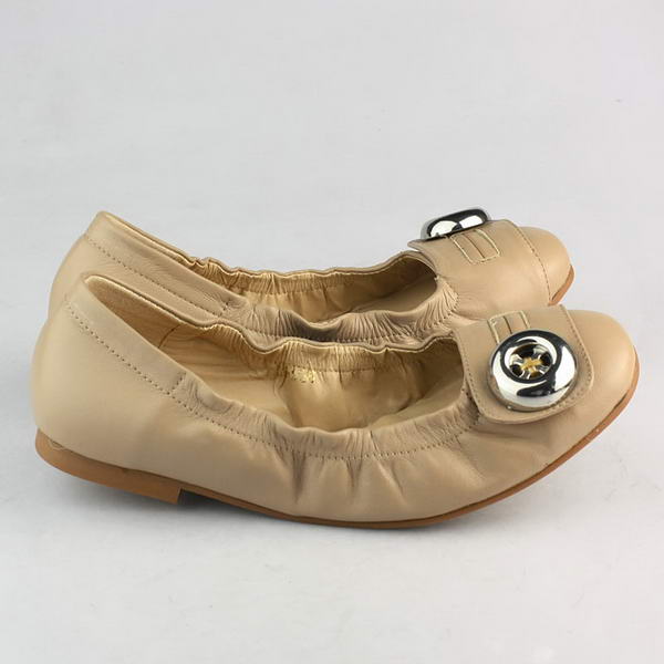 Prada Lambskin Leather Ballerina Flat PD063 Apricot