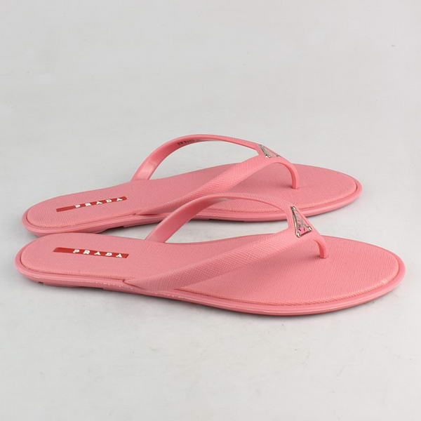 Prada Rubber Thong Sandal Pink