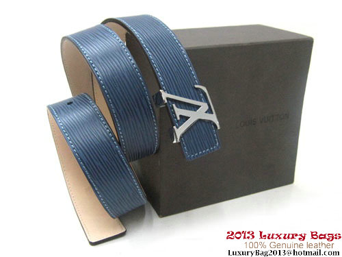 Louis Vuitton Epi Leather Belts M9606V Blue
