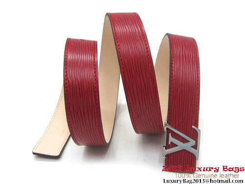 Louis Vuitton Epi Leather Belts M9606V Red