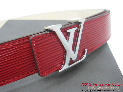 Louis Vuitton Epi Leather Belts M9606V Red