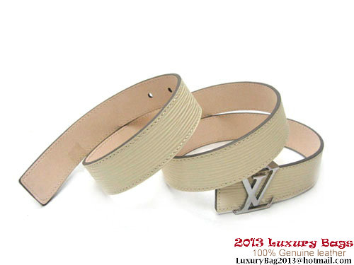 Louis Vuitton Epi Leather Belts M9606V White