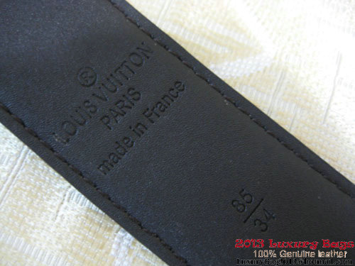 Louis Vuitton Monogram Canvas Reversible Belt M6890M Silver