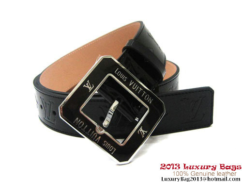 Louis Vuitton Octogone Monogram Vernis Belt M9832U Black