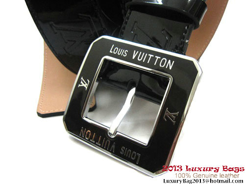 Louis Vuitton Octogone Monogram Vernis Belt M9832U Black