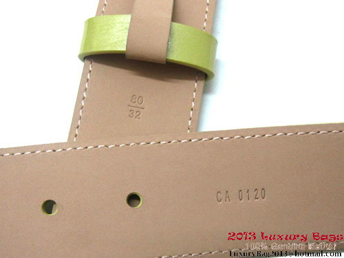 Louis Vuitton Octogone Monogram Vernis Belt M9832U Green