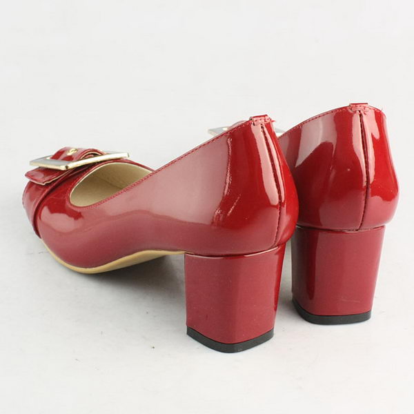 Prada Patent Leather Pump PD076 Red