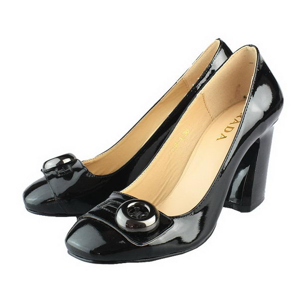 Prada Patent Leather Pump PD078 Black