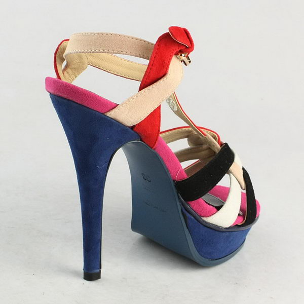 Yves Saint Laurent Tribute Platform Sandals Multicolour