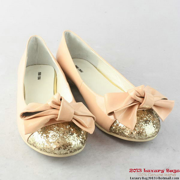 miu miu Flat M198 Apricot