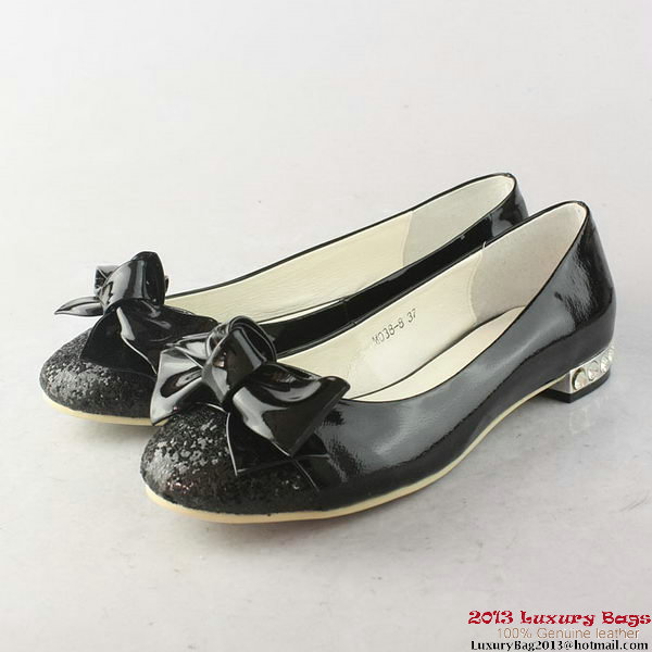 miu miu Flat M198 Black