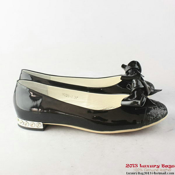 miu miu Flat M198 Black