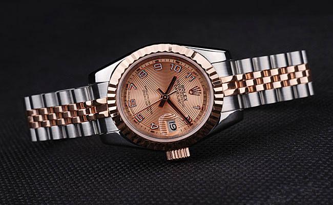 Rolex Datejust 18k Rose-Gold Plated Steel 25mm Watch-RD3754