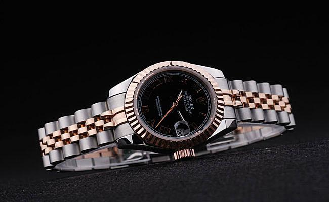 Rolex Datejust Black Surface 25mm Women Watch-RD3778