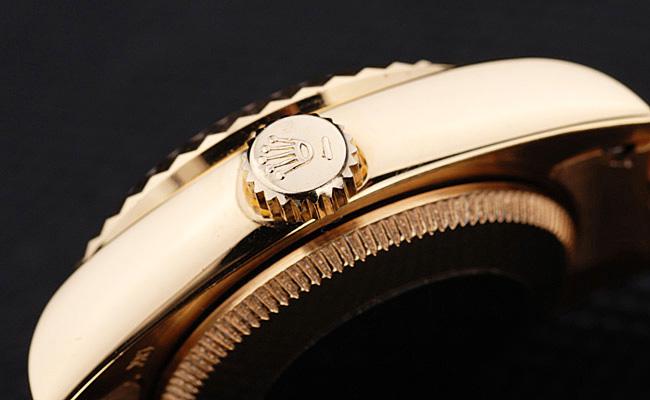 Rolex Datejust Golden Black Stainless Steel Watch-RD3781