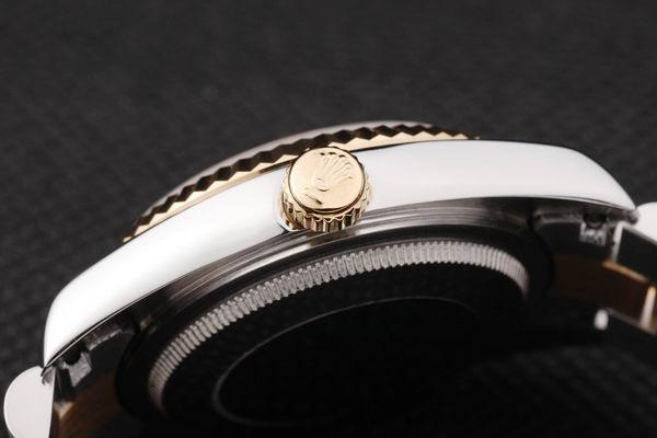 Rolex Datejust Golden White Stainless Steel Watch-RD2407