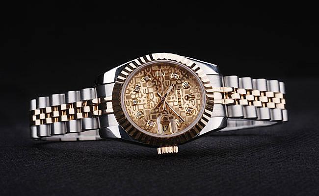 Rolex Datejust Golden 25mm Women Watch-RD3834