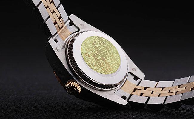 Rolex Datejust Golden Cutwork Women 25mm Watch-RD3770