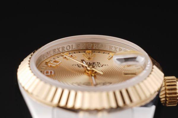 Rolex Datejust Mechanism Rose Golden Surface Women Watch-RD2461