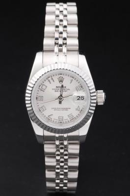 Rolex Datejust Mechanism Silver Bezel&White Surface -RD2454