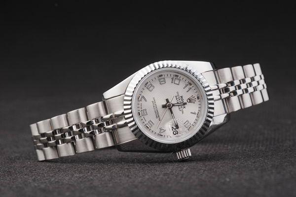 Rolex Datejust Mechanism Silver Bezel&White Surface -RD2454